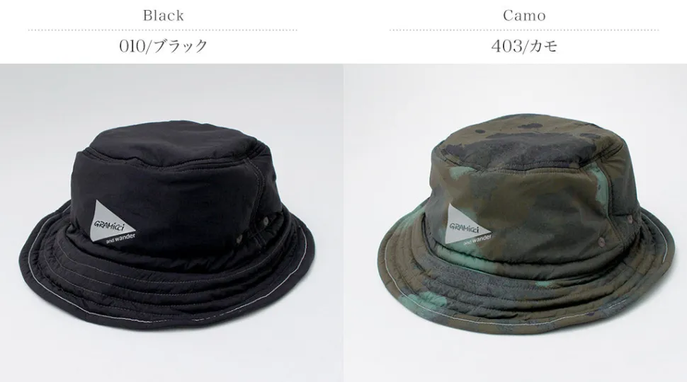 AND WANDER / Gramiche Padded Hat