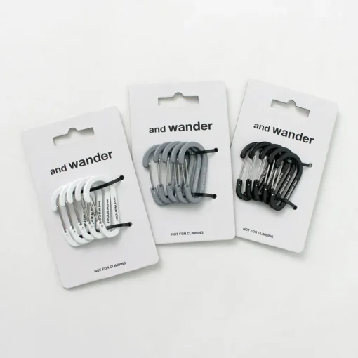 AND WANDER / Mini carabiner set