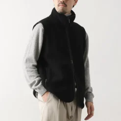 AXESQUIN / Wool Boa Vest