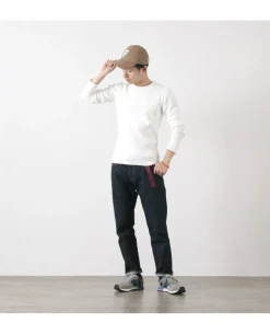 BARNS / BR-3050 Big Waffle Long Sleeve Thermal / T-shirt