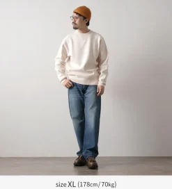 BARNS / Cozun Gusset Crew Neck Sweatshirt