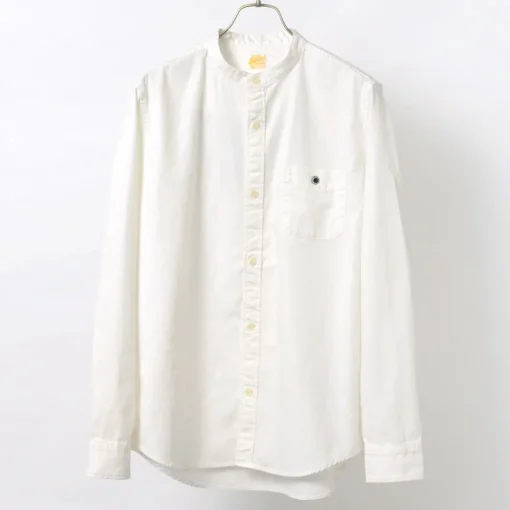 BARNS / Ox Band Collar Shirt