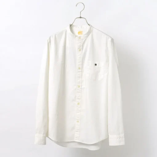BARNS / Ox Band Collar Shirt