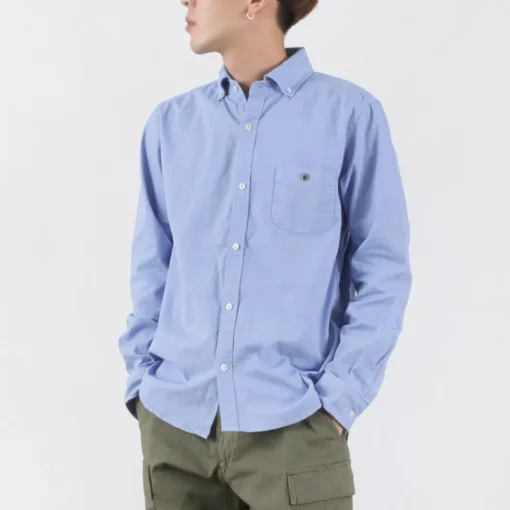 BARNS / Ox Long Sleeve Button Down Shirt