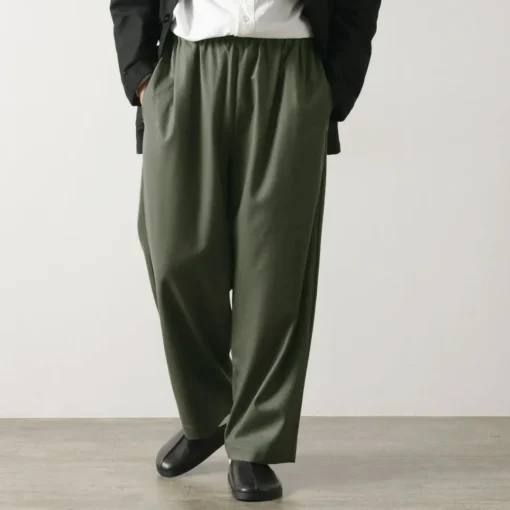 BASISBROEK / MOREMO Wide Pants High Count Flannel