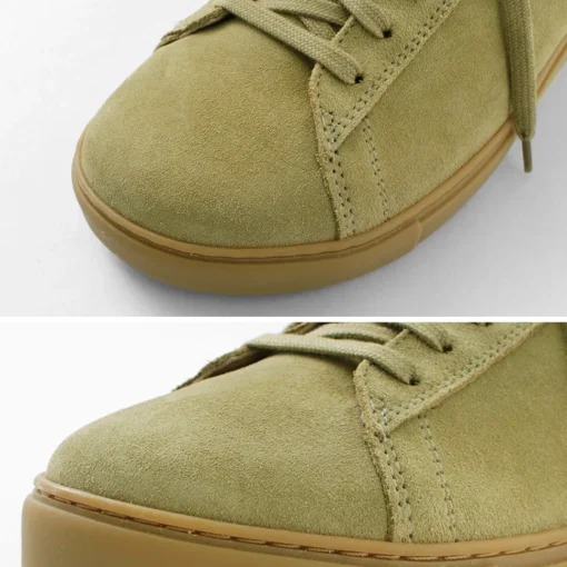 BIRKENSTOCK / Bend Low / Suede Leather Velour Leather Leather Sneakers