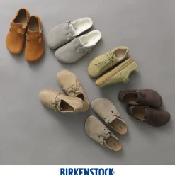 BIRKENSTOCK / Bend Low / Suede Leather Velour Leather Leather Sneakers