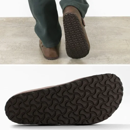 BIRKENSTOCK / LONDON / Oiled Leather Oiled Nubuck Leather Shoes