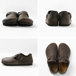 BIRKENSTOCK / LONDON / Oiled Leather Oiled Nubuck Leather Shoes