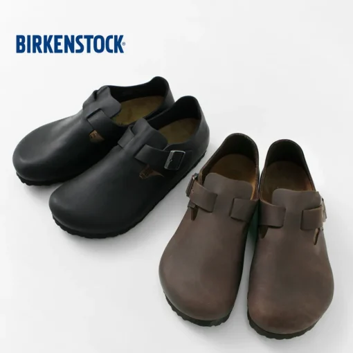 BIRKENSTOCK / LONDON / Oiled Leather Oiled Nubuck Leather Shoes