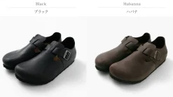 BIRKENSTOCK / LONDON / Oiled Leather Oiled Nubuck Leather Shoes