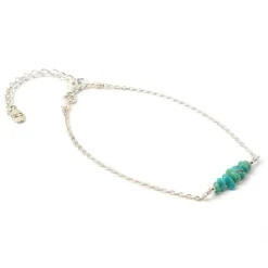 CHALISA T.. / Chips Turquoise Silver Chain 2 Way Jewellery