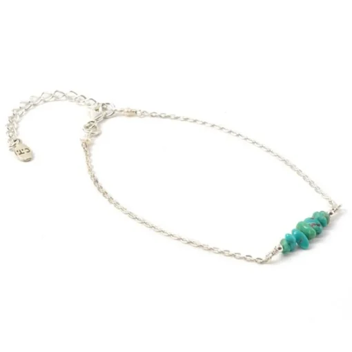 CHALISA T.. / Chips Turquoise Silver Chain 2 Way Jewellery