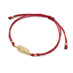 CHALISA T.. / Mini Feather Notting Cord Anklet