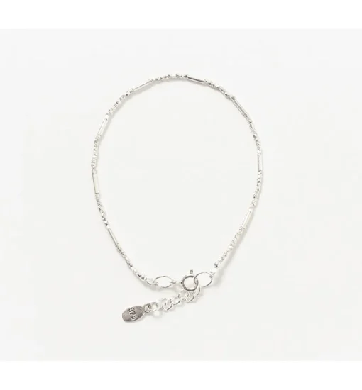 CHALISA T.. / Multi-cut Karen silver beads & tube beads / bracelet