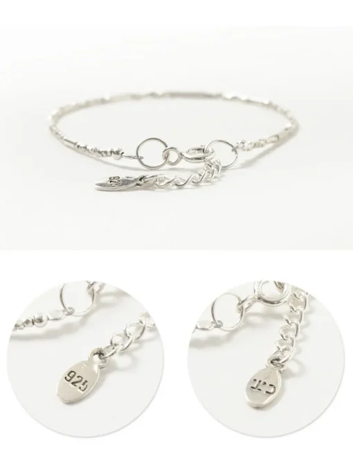 CHALISA T.. / Multi-cut Karen silver beads & tube beads / bracelet