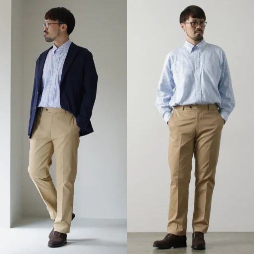 D.C.WHITE / Ivy Stripe Button Down Shirt