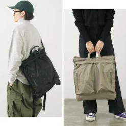 F/CE / Recycle twill 3-way helmet bag