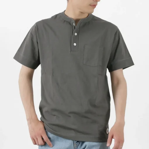 FELCO / Pocket Henley Neck T-shirt