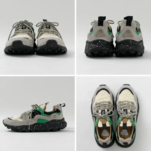 FLOWER MOUNTAIN / Yamano Three Pig Suede and Nylon Sneakers