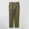 FOB FACTORY / F0522 Vat dye herringbone trouser