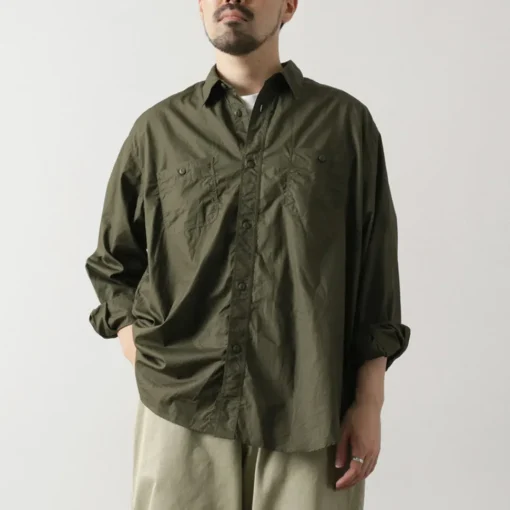 FUJITO / Big Size Work Shirt Broad