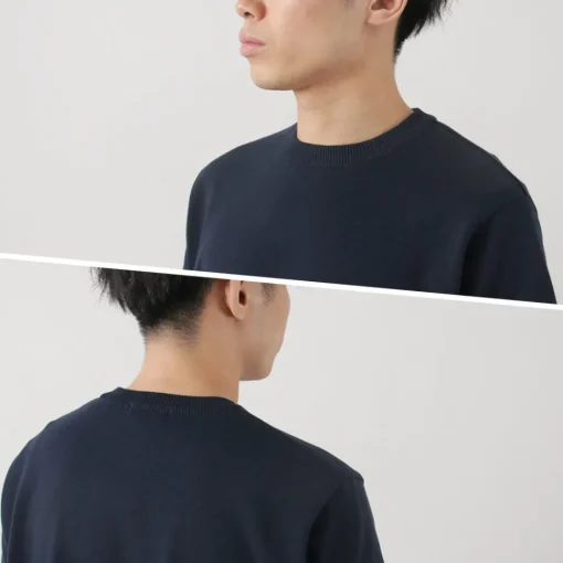 FUJITO / Crew Neck Knit T-Shirt