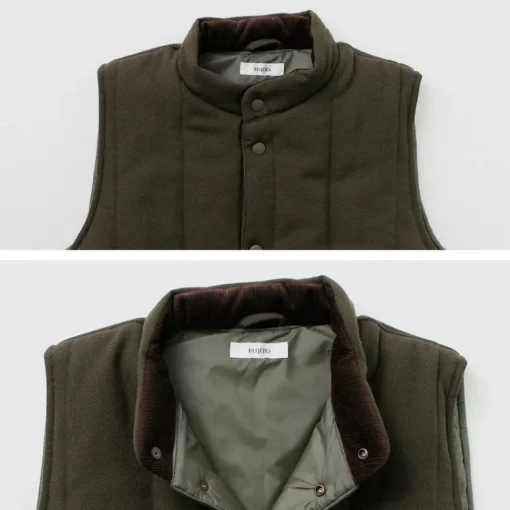 FUJITO / Ski vest Wool serge