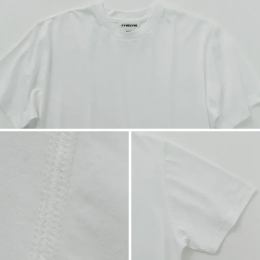 FYNELYNE ENGINEERED BY LIFILL / Cottony Short Sleeve Crew Neck T-Shirt