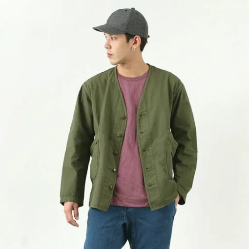 GOHEMP / Vendor no collar jacket