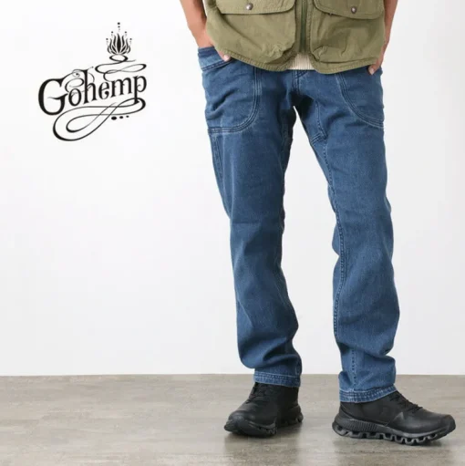 GOHEMP / Vendor Tapered Slim Pants / Used Wash