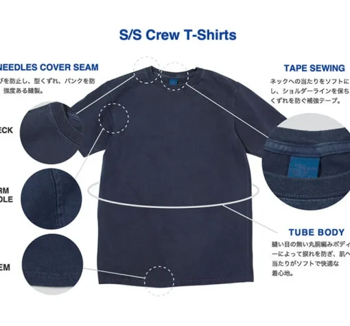 GOOD ON / GO BOY Hanging embroidery short sleeve pocket