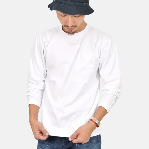 GOOD ON / Long Sleeve Pocket Crew T-Shirt