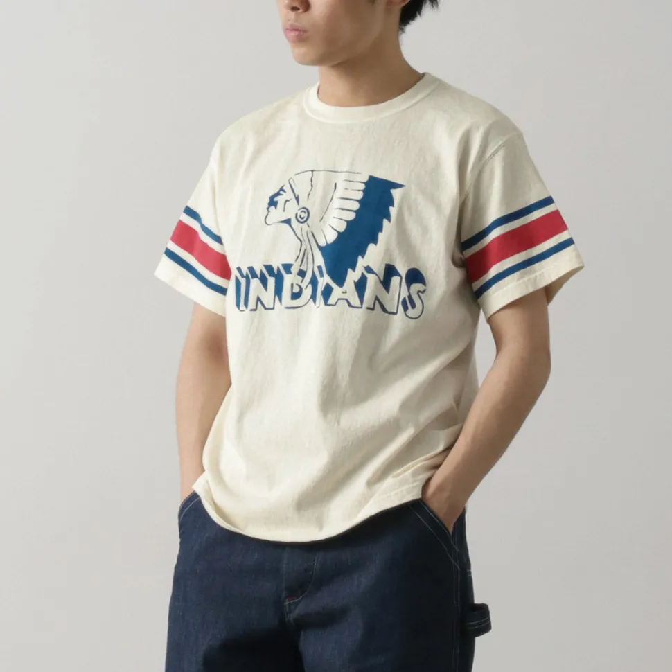 GOOD ON / Vintage Sleeve Indian S/S T-Shirt