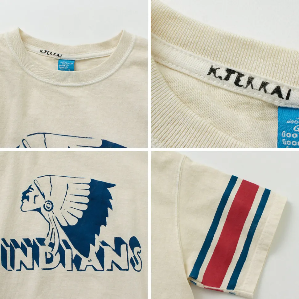 GOOD ON / Vintage Sleeve Indian S/S T-Shirt