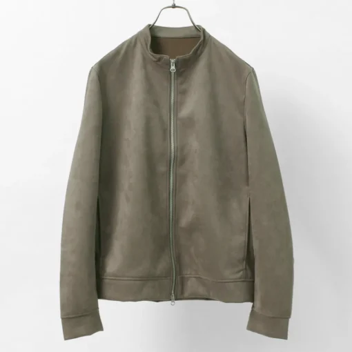 HARRISS / Knit Suede Double Zip Riders