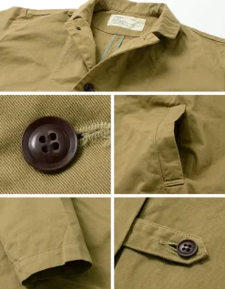 HARVESTY / Chino Cloth Overcoat