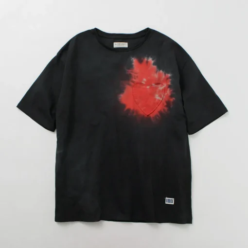 ILL ONE EIGHTY / Tie Dye Heart Pocket Short Sleeve T-Shirt