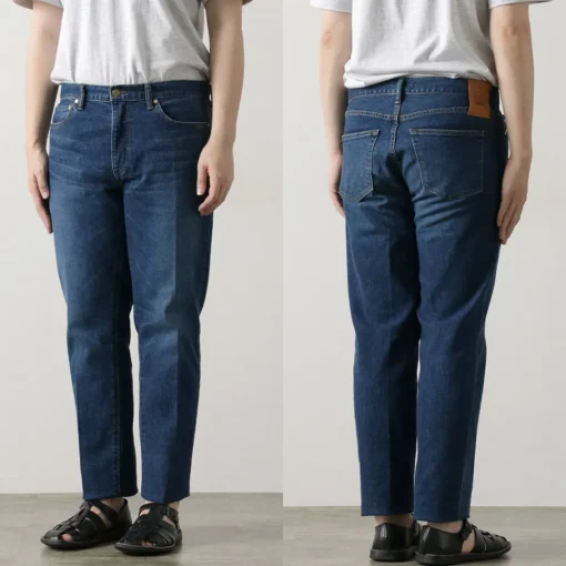 JAPAN BLUE JEANS / 12oz Stretch Center Crease 5P Denim Used Processing