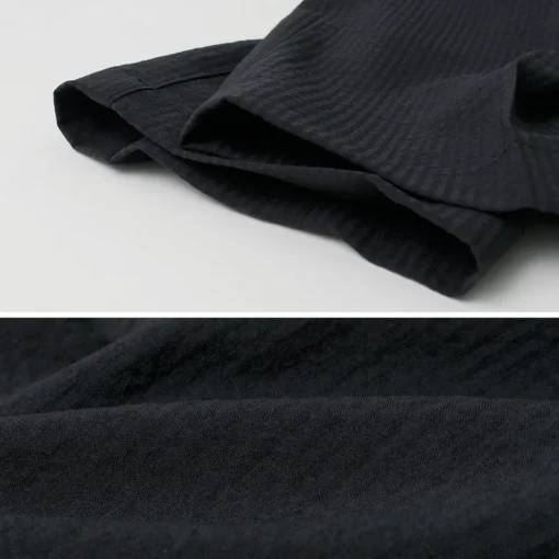 JAPAN BLUE JEANS / seersucker summer officer trousers