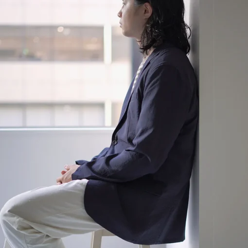 JAPAN BLUE JEANS / Seersucker Summer Unconstracted Jacket