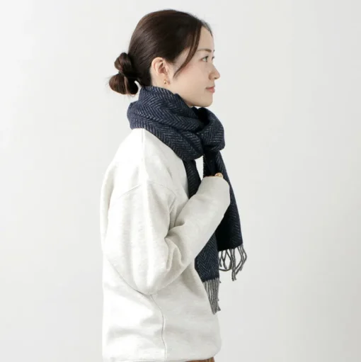 JOHN HANLY / Merino Cashmere Scarf