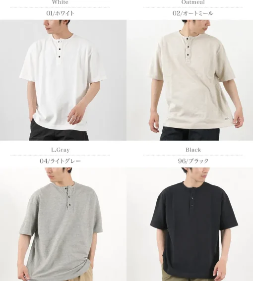 KEPANI / Canoco Henry Neck T-shirt