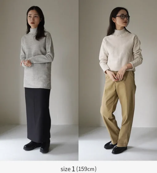 KEPANI / Mock Neck Sweatshirt