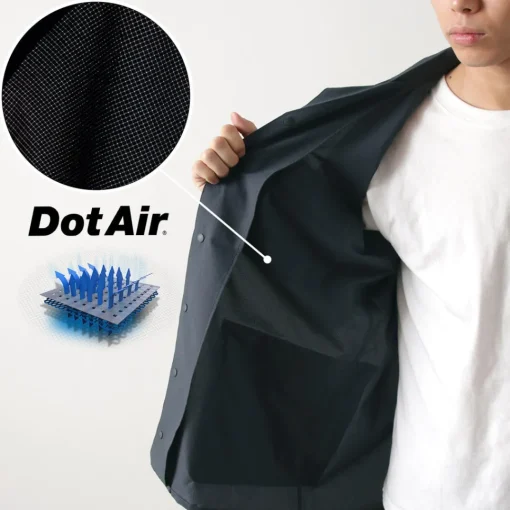 NANGA / Dot Air Utility pocket Short Sleeve Shirt