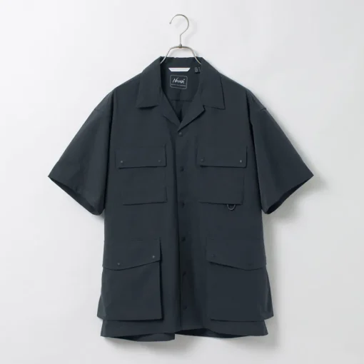 NANGA / Dot Air Utility pocket Short Sleeve Shirt