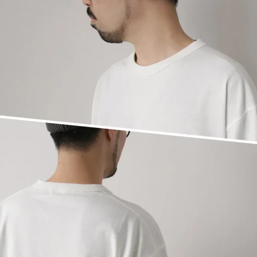 NANGA / Eco Hybrid Box Logo Embroidery Long Sleeve T-Shirt