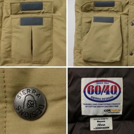 NANGA / SIERRA DESIGNS Cordura 60/40 770FP Down Mountain Parka