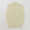 OLD DERBY KNITWEAR / Cable Turtle Slipover