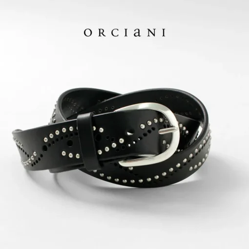 ORCIANI / Bull Soft leather with micro studs